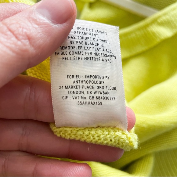 Anthropologie Moth Addie Collar Knit Green Top - Picture 7 of 7